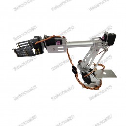 7DOF Aluminum Alloy Robotic Arm Manipulator with Gripper and MG996R servo Robotics Bangladesh