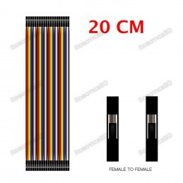 Jumper Wire 40 Pcs Set 20cm Robotics Bangladesh