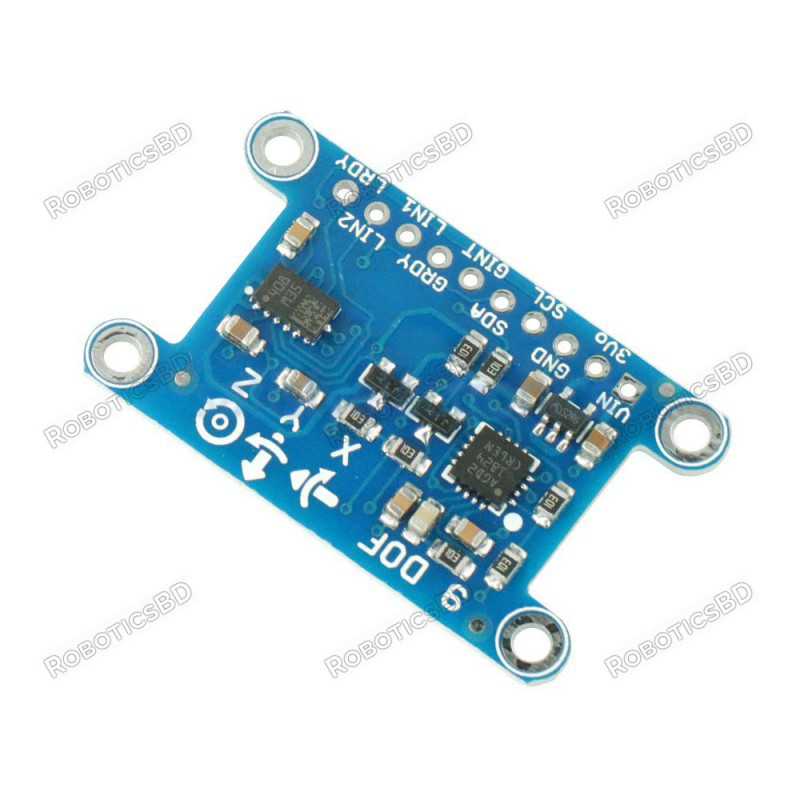 9 Axis IMU L3GD20 LSM303D Module 9DOF Compass Acceleration Gyroscope Sensor Module Robotics Bangladesh 9 Axis IMU L3GD20 LSM303D Module 9DOF Compass Acceleration Gyroscope Sensor Module Robotics Bangladesh