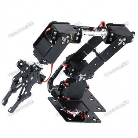 DOF Aluminium Mechanical Robotic Arm Manipulator Kit Robotics