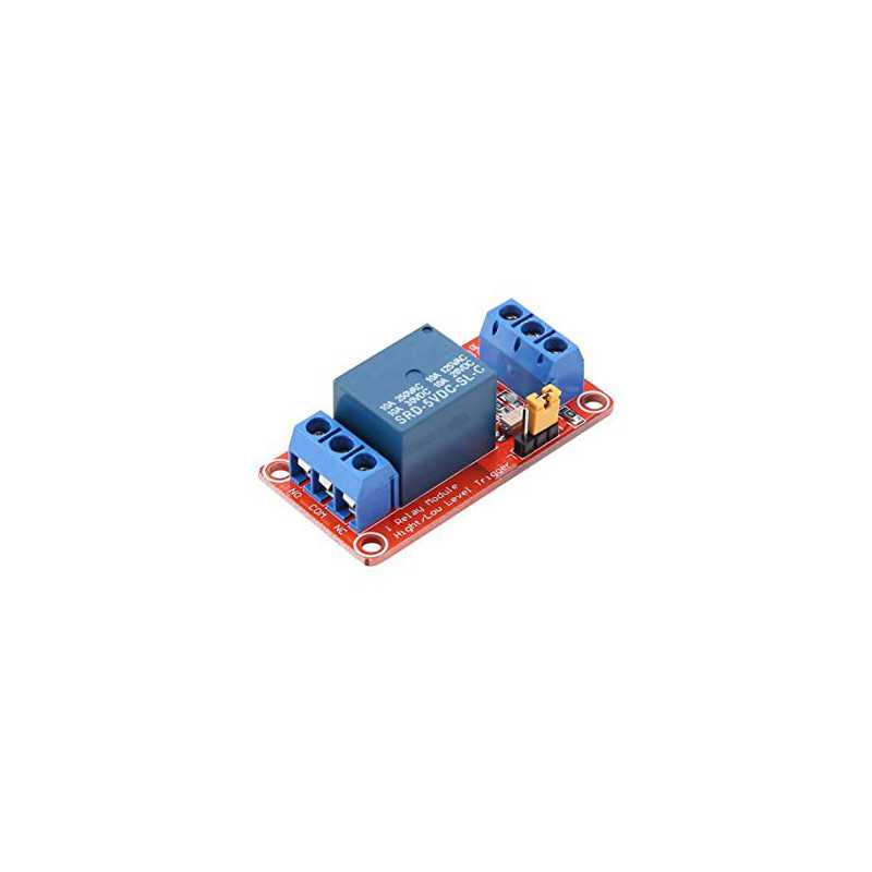 1 Channel 24V Relay Board Module with OPTO Isolation Support High or Low Level Trigger Robotics Bangladesh