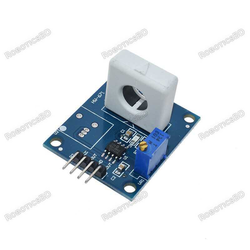 HW-671 WCS1800 Hall Current Sensor Over-current Protection Module Detection Robotics Bangladesh HW-671 WCS1800 Hall Current Sensor Over-current Protection Module Detection Robotics Bangladesh