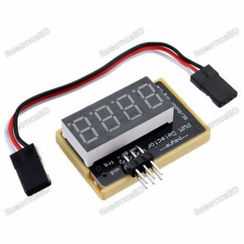 Servo Signal Monitor Pulse Frequency PWM Tester with Cable Robotics Bangladesh