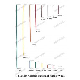 15mm U-Shaped Solderless Breadboard Jumper Cable (Pack of 5) Robotics Bangladesh