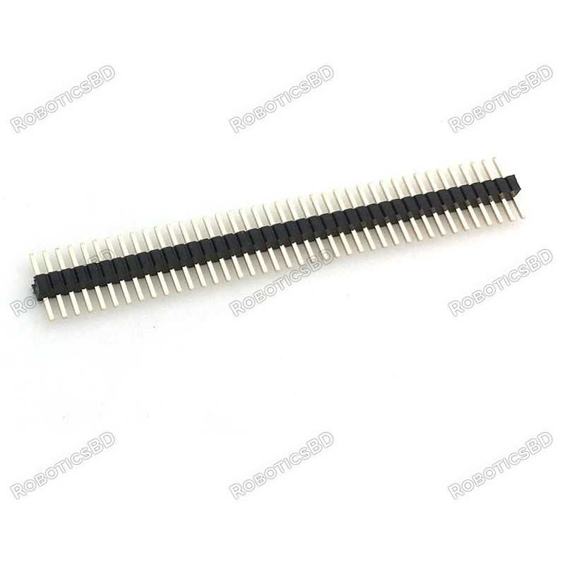1.27mm 1×40 Pin Male Single Row Pin Header Strip Robotics Bangladesh