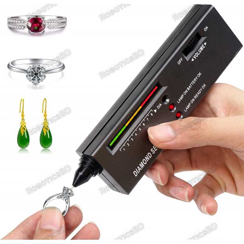 Portable Diamond Tester II V2 Selector Gemstone Jewelry Gems Tool with Case Robotics Bangladesh Portable Diamond Tester II V2 Selector Gemstone Jewelry Gems Tool with Case Robotics Bangladesh