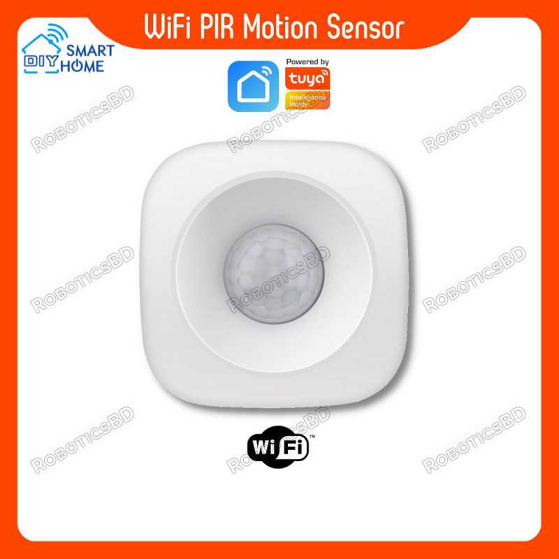 Tuya Wifi Wireless PIR Motion Sensor Battery Sensor Smart Home Alarm Smart Life Robotics Bangladesh