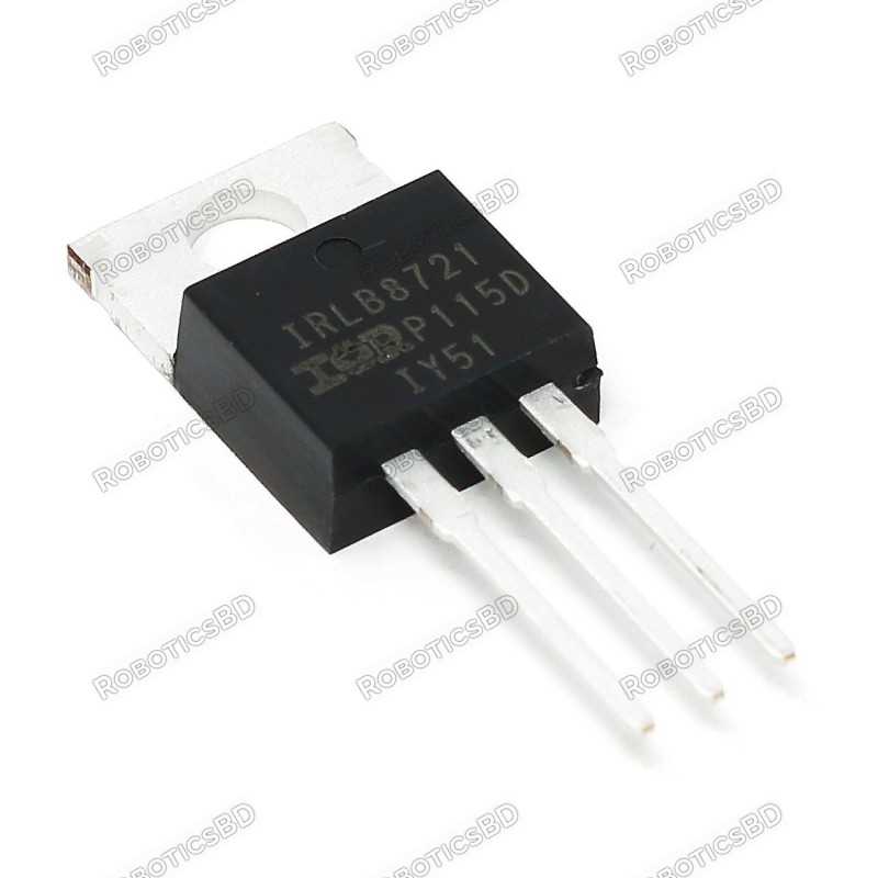 N-channel power MOSFET - 30V / 60A IRLB8721 Robotics Bangladesh