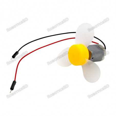 3V DC Hobby Motor with Fan Robotics Bangladesh