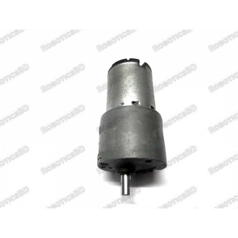High Torque Gear Motor 12V, 50 RPM Robotics Bangladesh