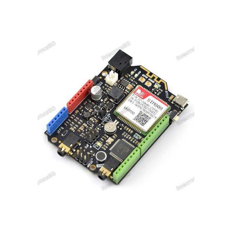 SIM808 GSM/GPRS/GPS IoT Board (Arduino Leonardo Compatible) Robotics Bangladesh