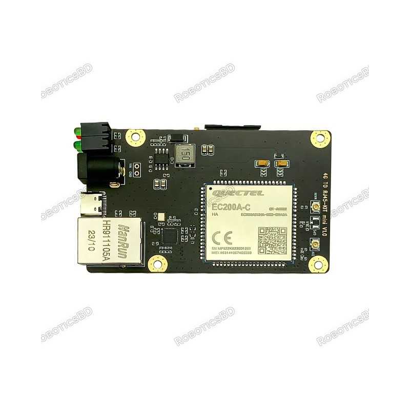 Quectel EC200A-CN LTE Cat4 Module GSM GPRS MINI 4G To RJ45 Kit With 100M Ethernet Port Robotics Bangladesh