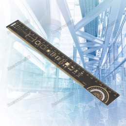 25cm - 8inch Multifunctional PCB Ruler Robotics Bangladesh