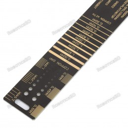 25cm - 8inch Multifunctional PCB Ruler Robotics Bangladesh