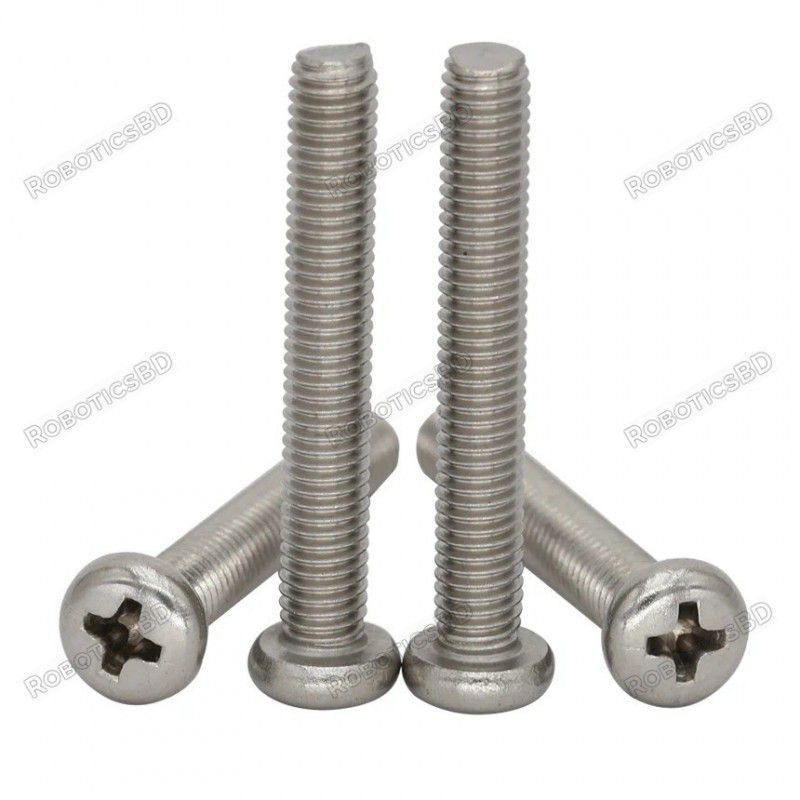 M3x30 Round head Screw Robotics Bangladesh