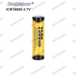 Doublepow 18650 3.7V 2500mAh True Capacity Battery Robotics Bangladesh