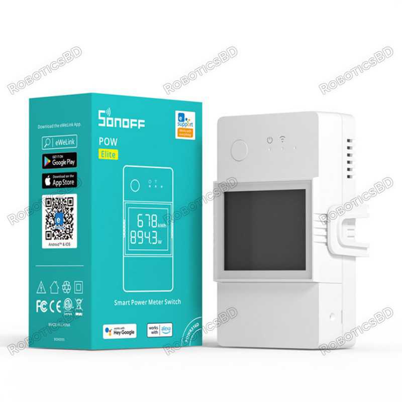 Sonoff POWR316D Elite Smart Power Meter Switch Robotics Bangladesh