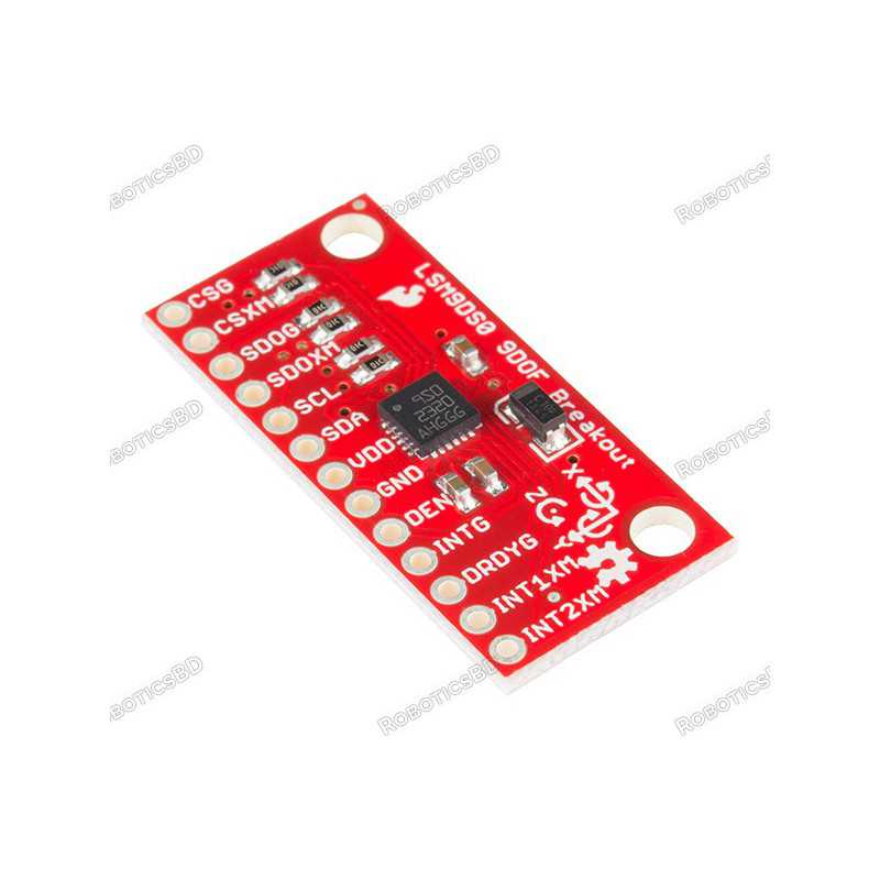 SparkFun 9 Degrees of Freedom IMU Breakout - LSM9DS0 Robotics Bangladesh SparkFun 9 Degrees of Freedom IMU Breakout - LSM9DS0 Robotics Bangladesh