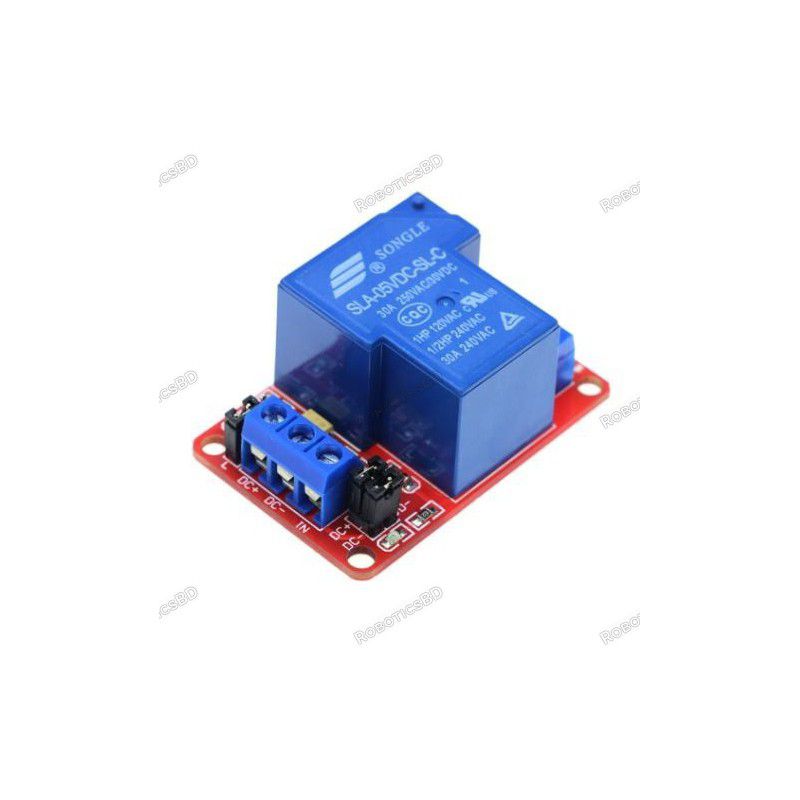 1 Channel 5V 30A Relay Control Board Module Robotics Bangladesh