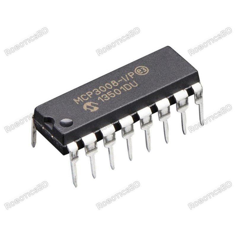 MCP3008 - Analogue to Digital Converter Robotics Bangladesh MCP3008 - Analogue to Digital Converter Robotics Bangladesh