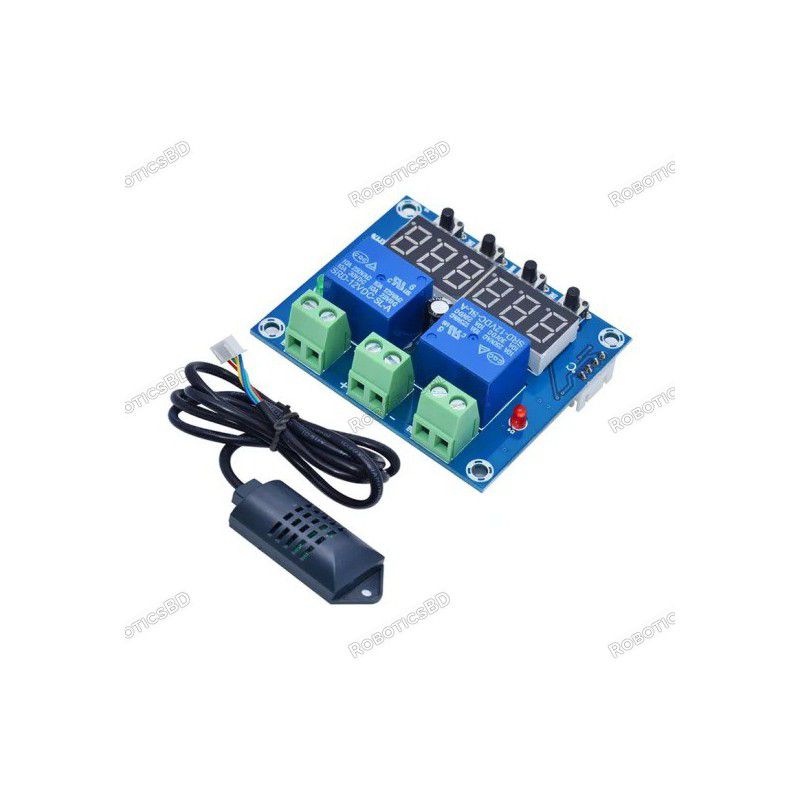 XH-M452 Temperature and Humidity Control Module with Digital Display Robotics Bangladesh