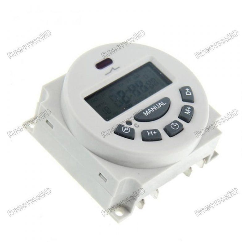 L701 Microcomputer AC 240 V LCD Digital Display Programmable Electronic Timer Switch Robotics Bangladesh