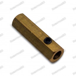 3mm Copper Shaft Coupler 23mm length Robotics Bangladesh