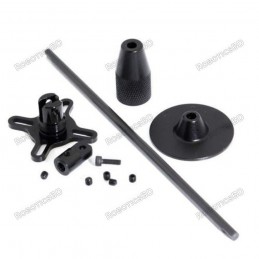Black GPS Folding Antenna Mount Holder Metal Carbon Robotics Bangladesh