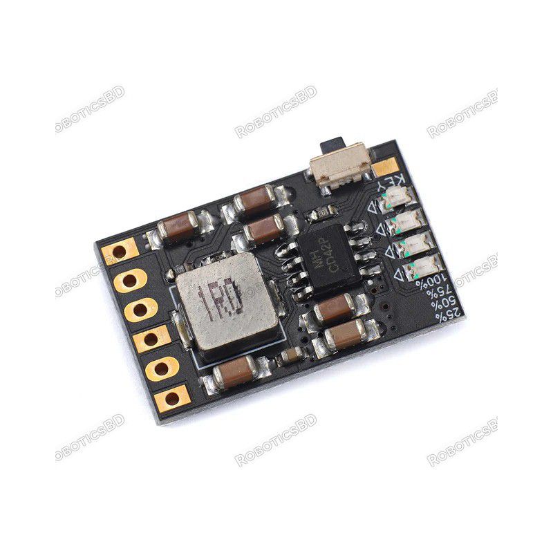 Lithium Battery Boost Charge/Discharge Protection PCB Module 5V 2A Robotics Bangladesh