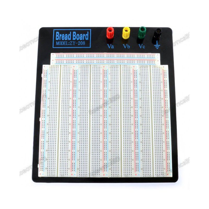 Solderless Breadboard - 3220 Tie Point (ZY-208) Robotics Bangladesh