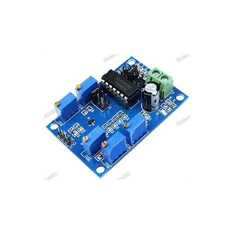 ICL8038 12V to 15V 10Hz-450KHz Triangular/Rectangular/Sine Wave Signal Generator Module Robotics Bangladesh