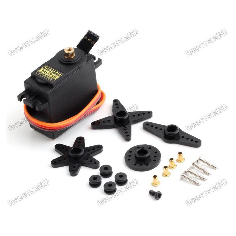 MG945 Digital High Speed Servo Motor 360 Degree Continuous Rotation Robotics Bangladesh