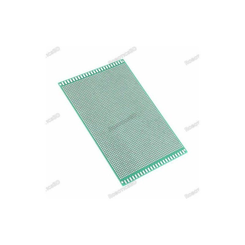 Double Sided FR-4 PCB Prototype Board 10x22cm Robotics Bangladesh