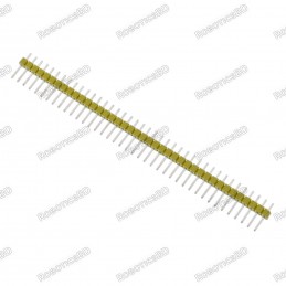 Male Pin Header 2.54mm Pitch - Yellow Robotics Bangladesh