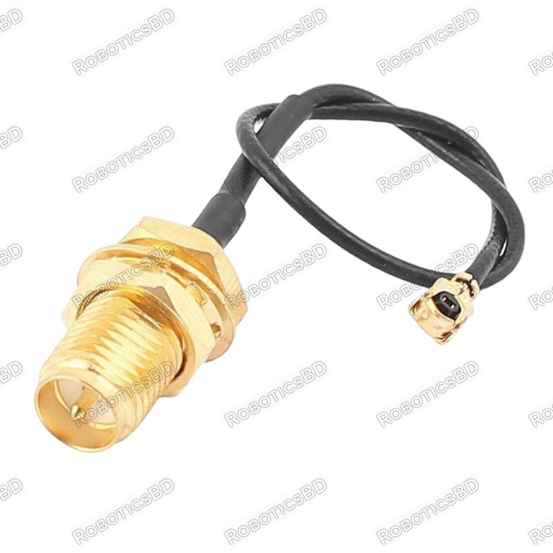 RP-SMA to U.FL Adapter RF Cable - Female 150mm Robotics Bangladesh