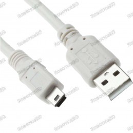 USB to Mini USB Cable 1M - Arduino NANO Robotics Bangladesh