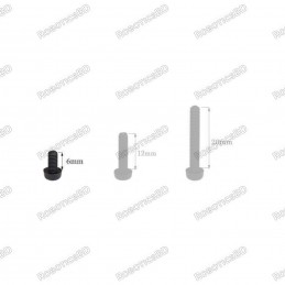 M3x6 Screw Nylon Plastic Robotics Bangladesh