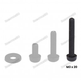 M3x20 Screw Nylon Plastic Robotics Bangladesh