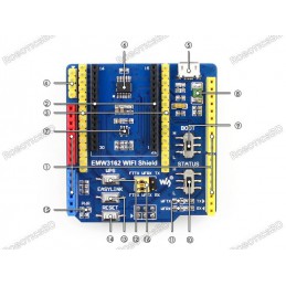 Arduino WIFI Shield EMW3162 Robotics Bangladesh