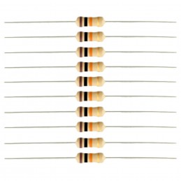 5.6 KOhm 1/4w Film Resistor - Pack of 10 Robotics Bangladesh
