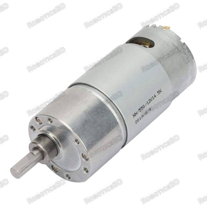37GB 12V High Torque Gear Motor - 300 RPM Robotics Bangladesh
