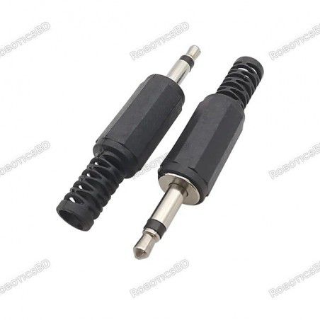Audio Jack Pole Stereo Male Plug Solderable Connector