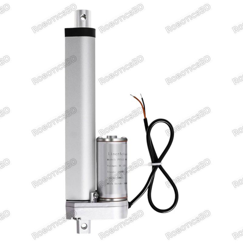 12V DC Long-Stroke Linear Actuator 200mm Robotics Bangladesh
