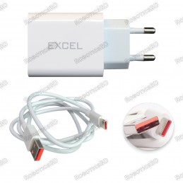 27W PD Fast Charger E-125 - Type C Robotics Bangladesh