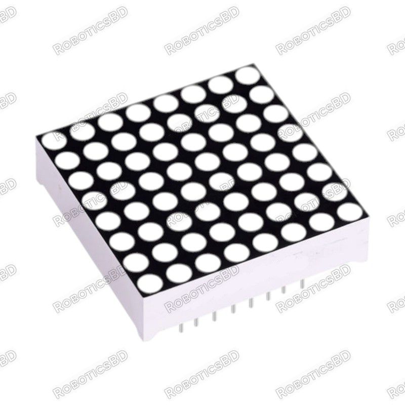 8x8 Dot Matrix LED Display - 38 x 38 mm Panel Robotics Bangladesh 8x8 Dot Matrix LED Display - 38 x 38 mm Panel Robotics Bangladesh
