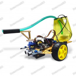SteerEase Arduino Based Fire Fighting Robot - Plug and Play Robotics Bangladesh