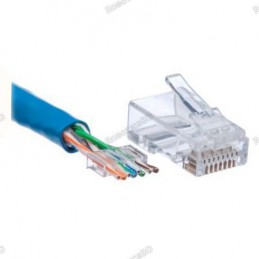 RJ45 CAT6 Modular Connector with Guide Robotics Bangladesh