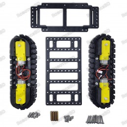Modular tank chassis - 2WD robotic platform Robotics Bangladesh