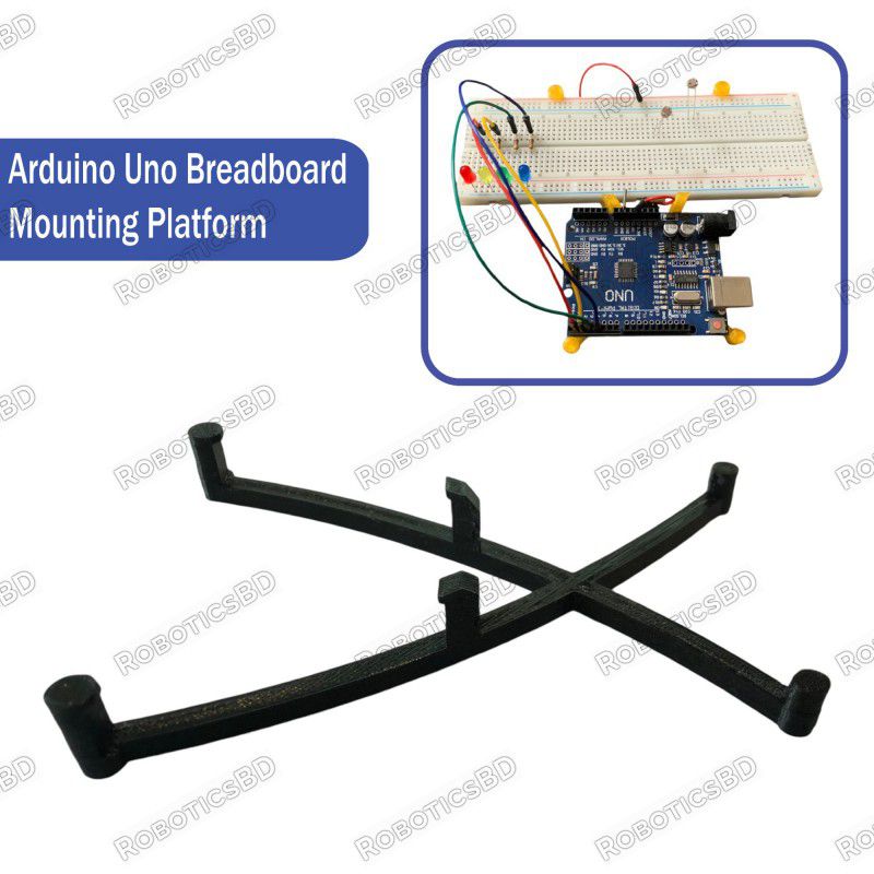 Arduino Uno Breadboard Mounting Platform Robotics Bangladesh