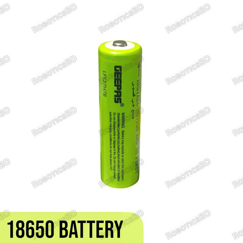 GEEPAS 18650 3.7V 3000mAh Lithium-ion Battery Robotics Bangladesh